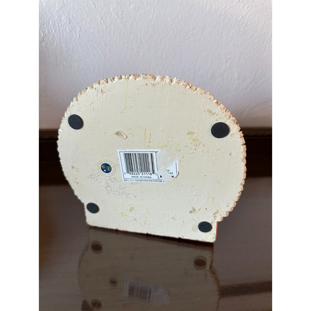 Large Resin Santa in Front of Fireplace Sleeping Figurine - Picture 5 of 5